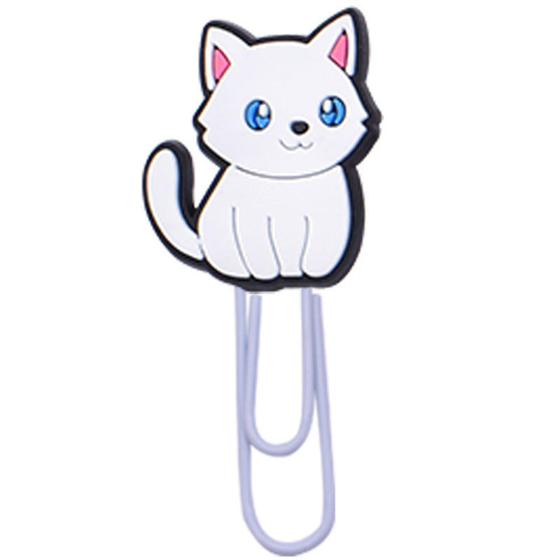 Wholesale  Random 50pcs/pack   Colorful cartoon cat bookmark