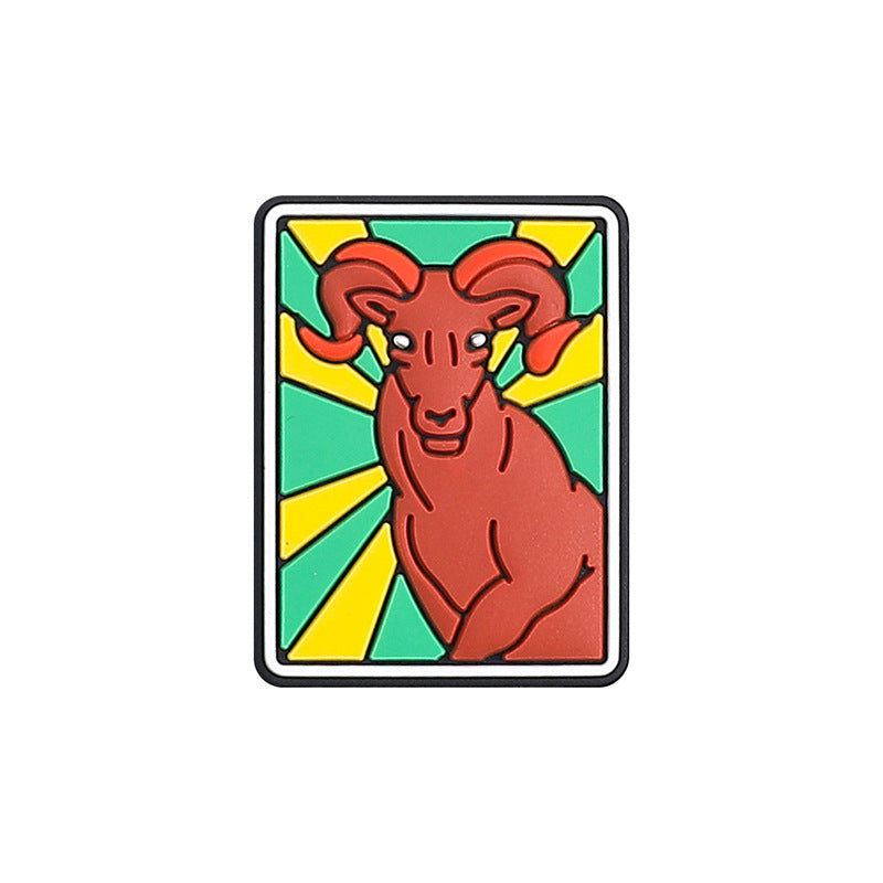 Wholesale 20pcs/pack Tarot silicone beads children' s DIY straight hole beads