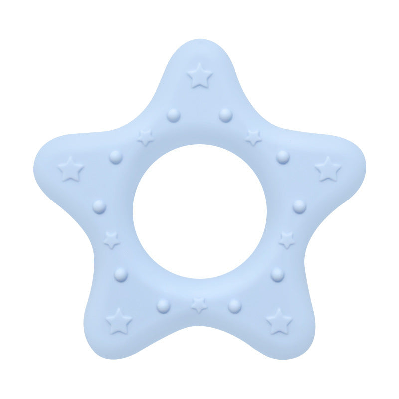 Wholesale 10pcs Colorful pentagram straight hole Focal Beads