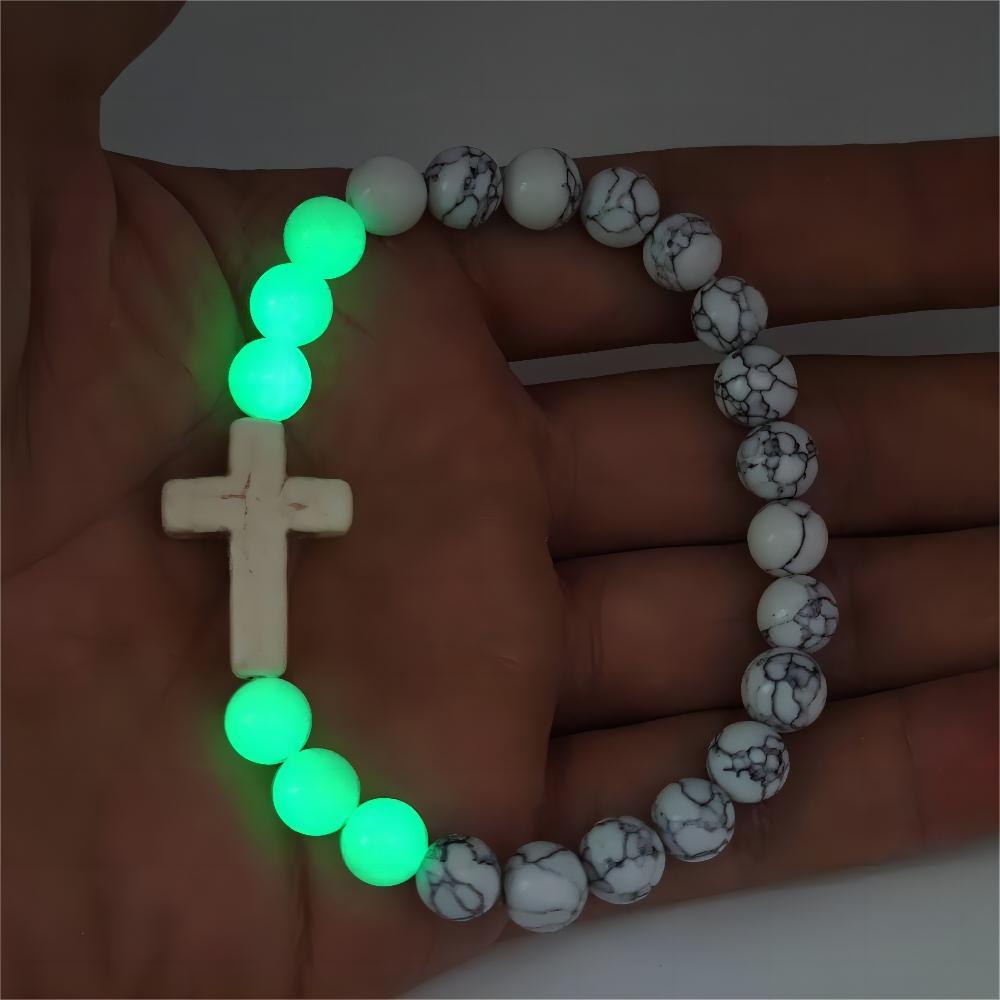 Wholesale Blue And White Couple Luminous Bracelet  Turquoise Bracelet