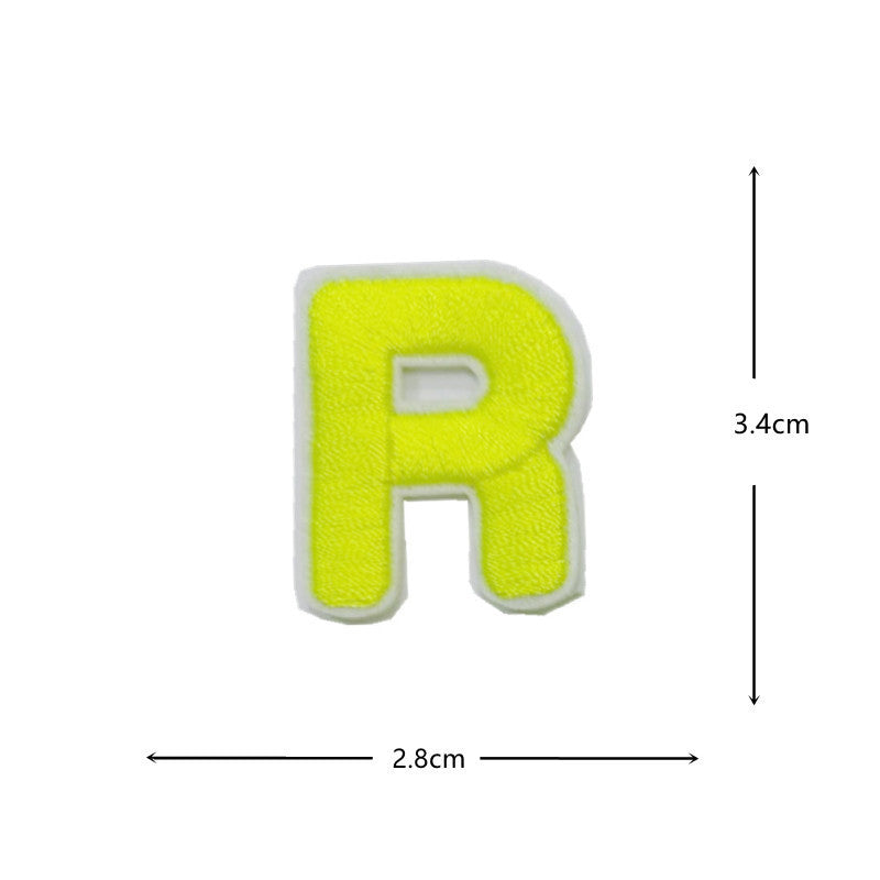 Wholesale Colorful numeric and English letters DIY Patches