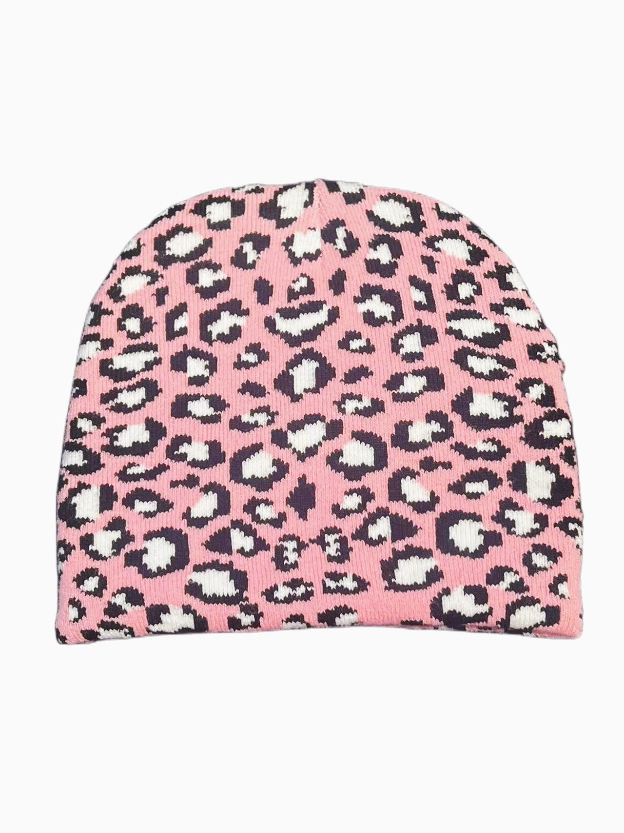 Wholesale Acrylic Leopard Print Warm and Cold Resistant Wool Hats
