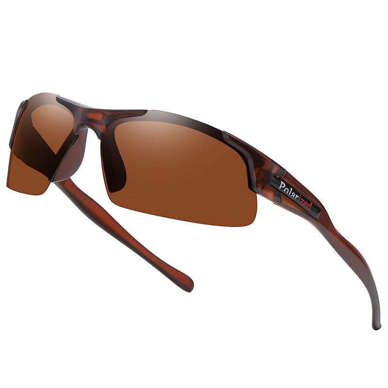 Wholesale Half-frame sports polarized sunglasses
