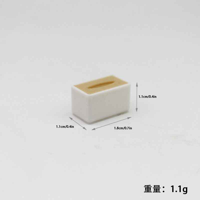 Wholesale doll house  simulation miniature paper box Doll Accessories