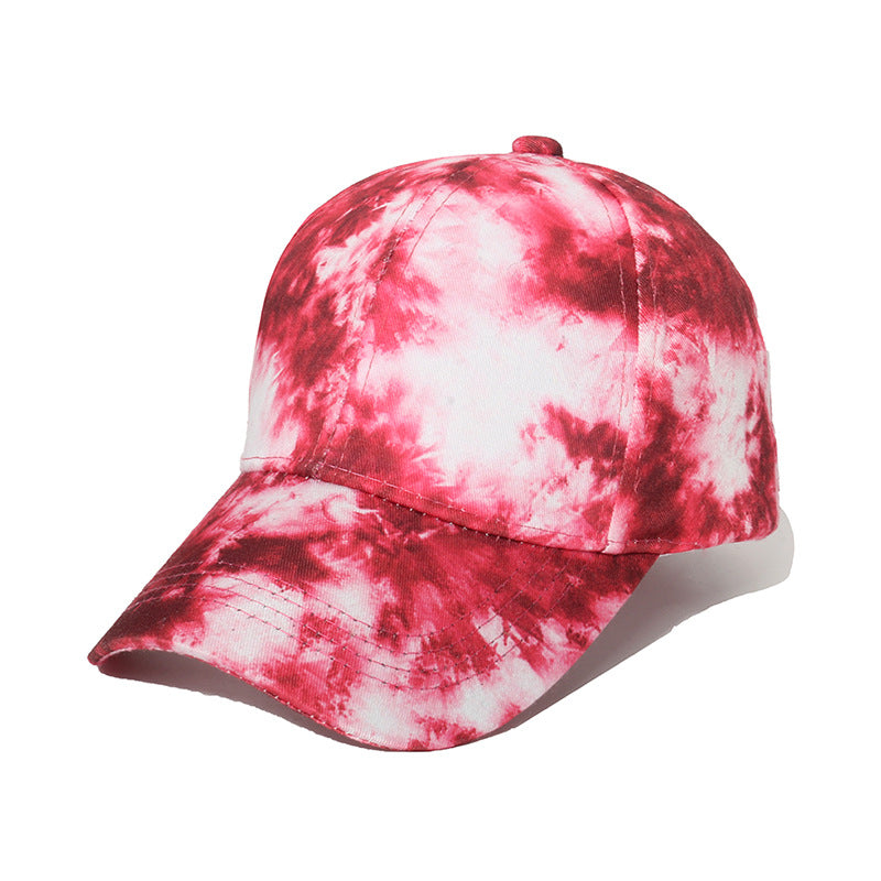 Wholesale Hip Hop Visor Tie Dye Polyester Baseball Cap