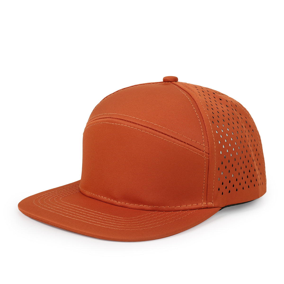 Wholesale Flat brimmed men' s outdoor casual solid color baseball cap