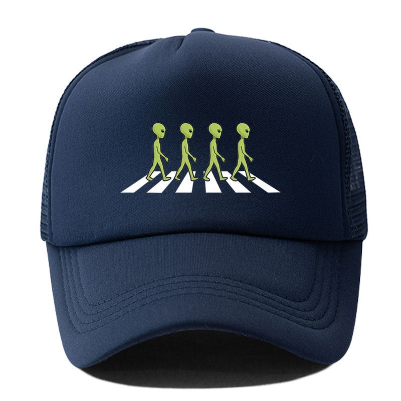 Wholesale Alien Print Sponge Soft Top Breathable Baseball Cap