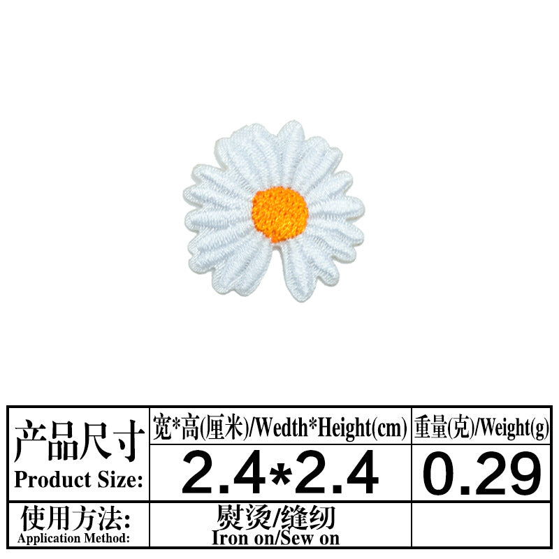 Wholesale Trendy Embroidery Patches Cloth Applique For Clothing Shoes Bags DIY Decorative Accent