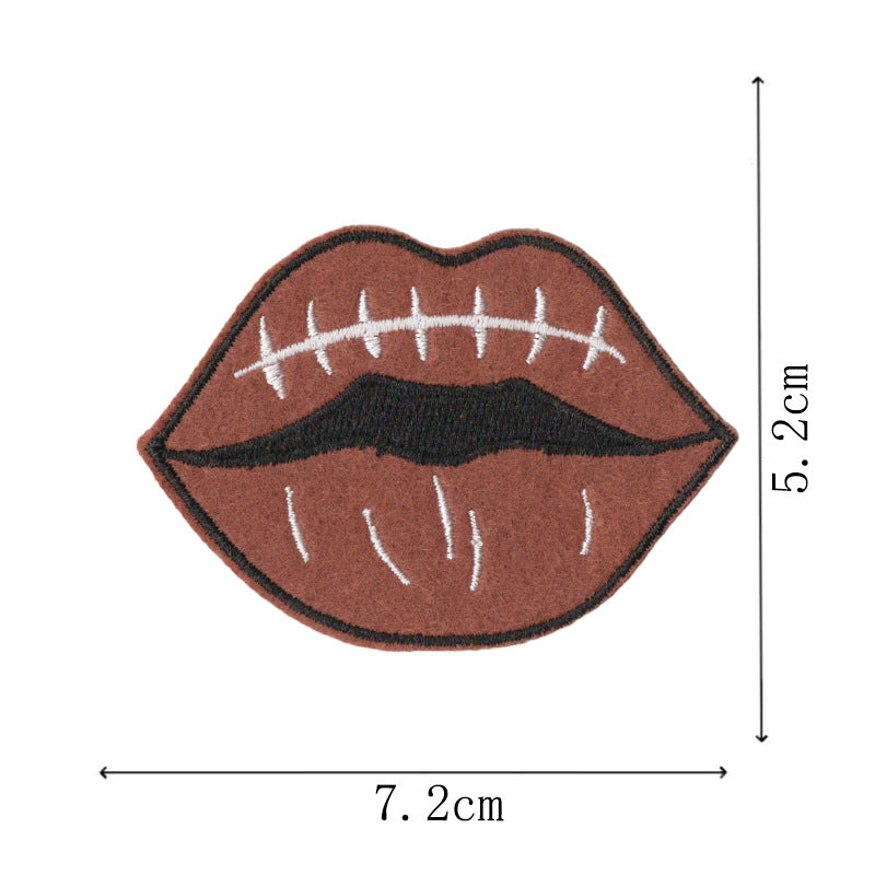 Wholesale Cartoon football embroidery DIY Patches