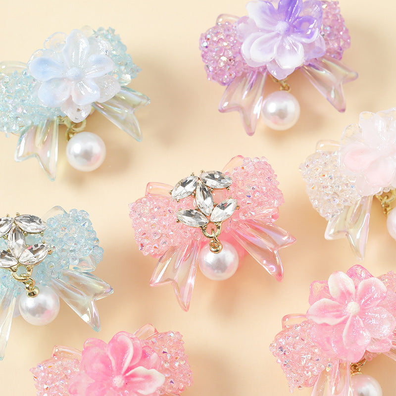 Wholesale 10pcs cute bow loose beads DIY beaded pen beads