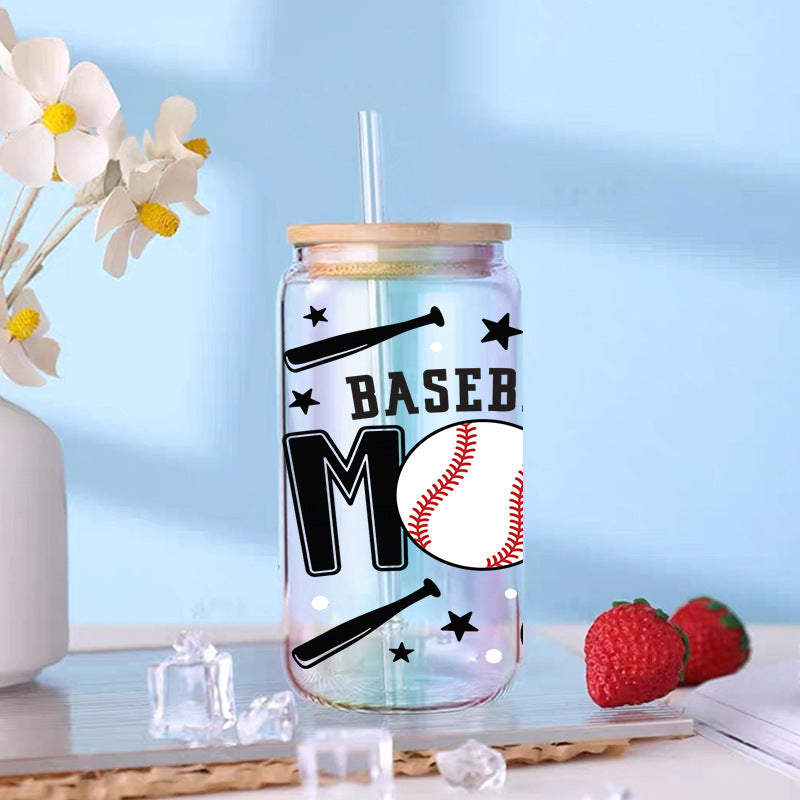 Wholesale Mother's Day Ball Bow  16oz Cup UV DTF Wraps