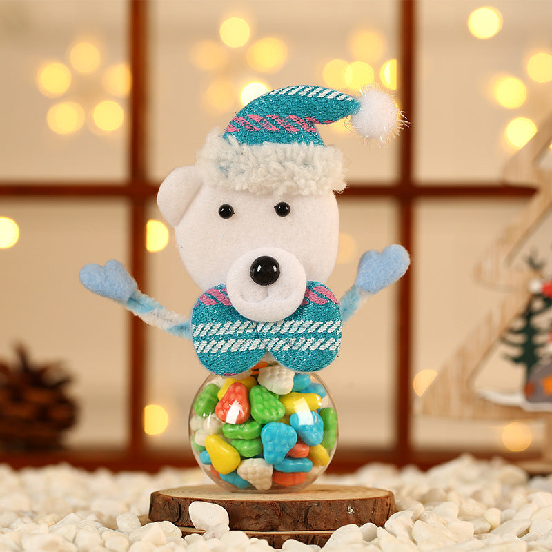 Wholesale Christmas Mini Old Man New Cartoon Candy Jar