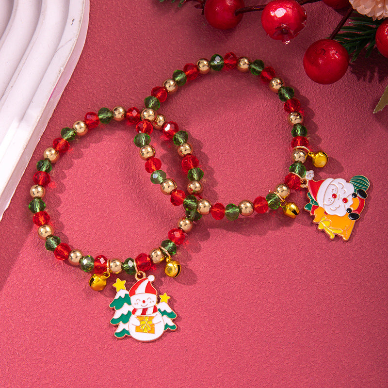Wholesale Christmas bell  bracelets