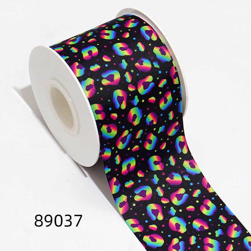Wholesale 50Y thermal transfer ribbon cartoon printing ribbon printing ribbon thermal transfer ribbon flower diy ribbon roll