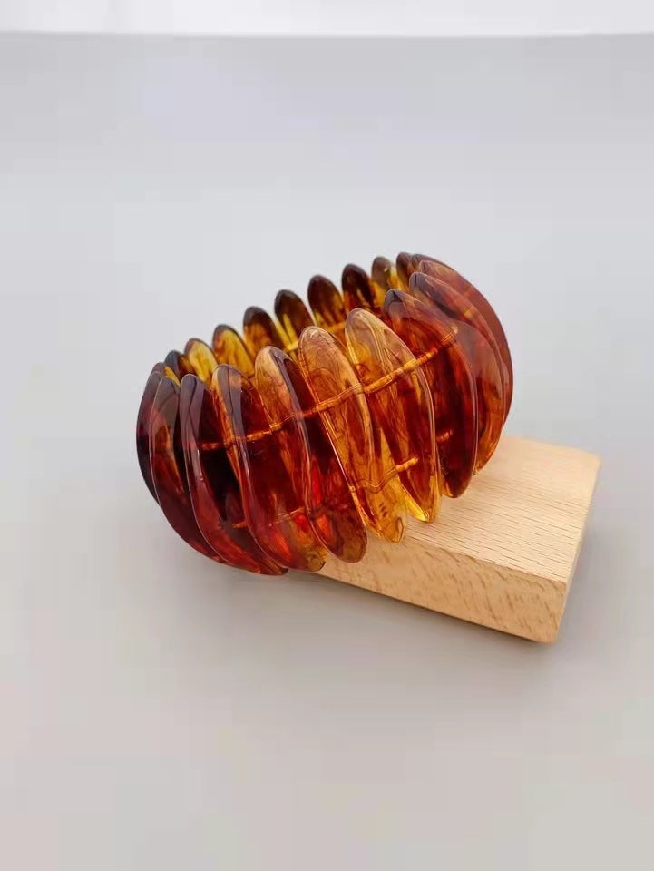 Wholesale Fashion Mixed Color Acrylic Resin Bracelet