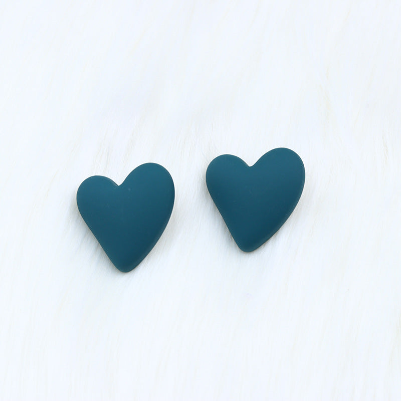 Wholesale Valentine's Day 18 Colors Small Heart Valentine's Day Acrylic Earrings