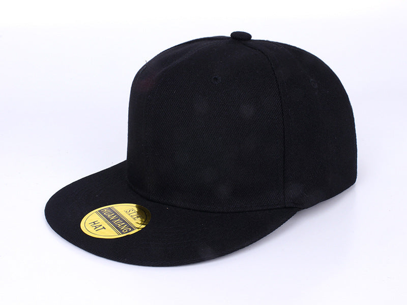 Wholesale solid color light board cap skateboard flat cap dead fly hip-hop blank baseball hat