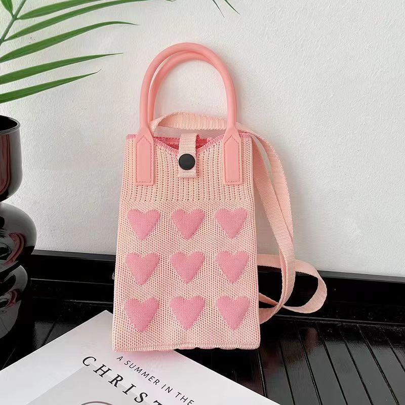 Wholesale Knitted Versatile Sweet Crossbody Handbags
