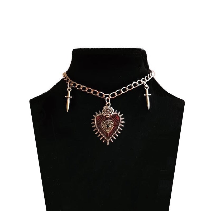 Wholesale Vintage Gothic Heart Necklace
