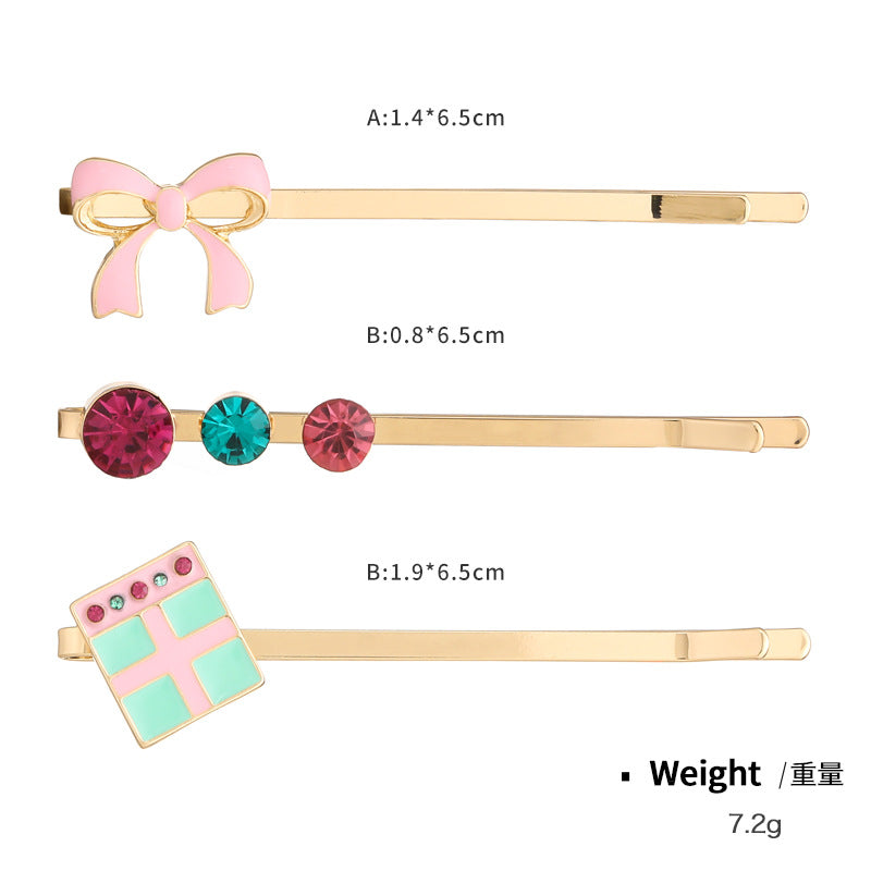 Wholesale Christmas Alloy Drip Oil Clip Set