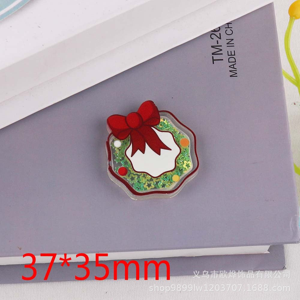 Wholesale 10pcs Cartoon AcrylicJewelry Accessories DIY Patch FlatBack