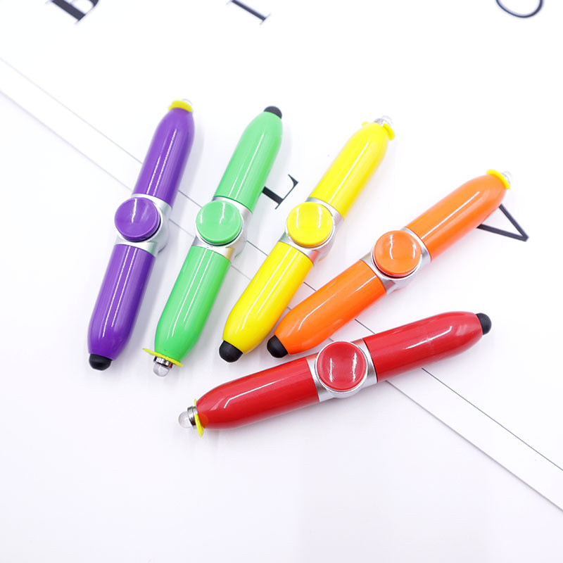 Wholesale Creative Rotating Touch LED Light Ballpoint Pen