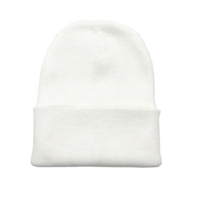 Wholesale Winter Outdoor Warm All-match Simple Wool Hat Beanie