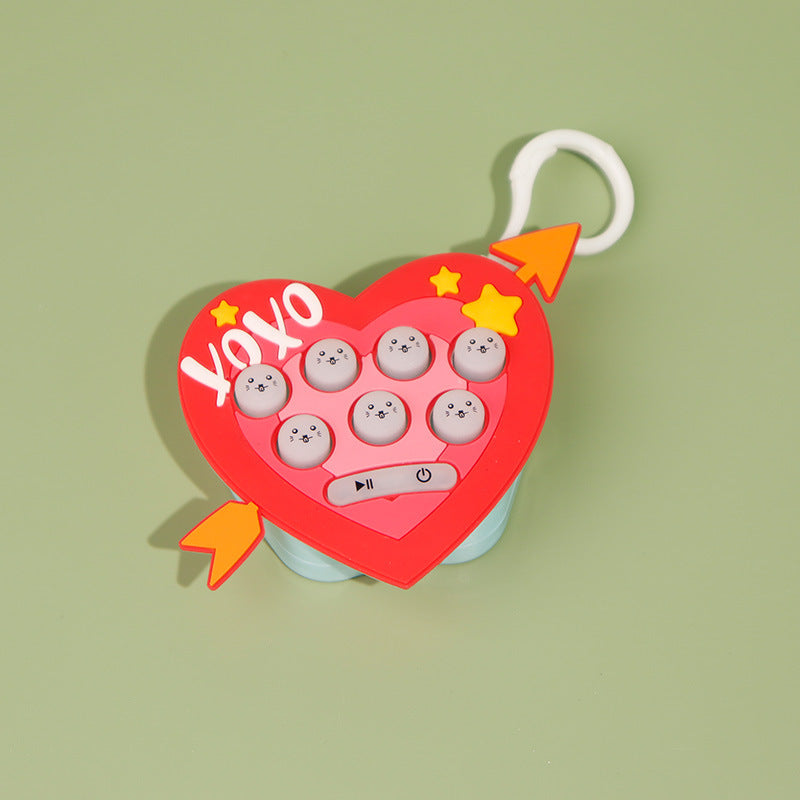 Wholesale Mini Whack-a-mole Game Console Card Illuminated Keychain