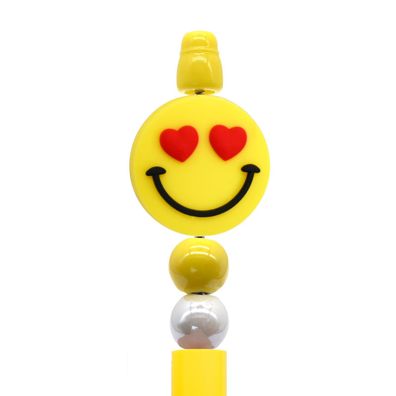 Wholesale Random 100pcs/pack Flower expression pattern bead   Focal Beads