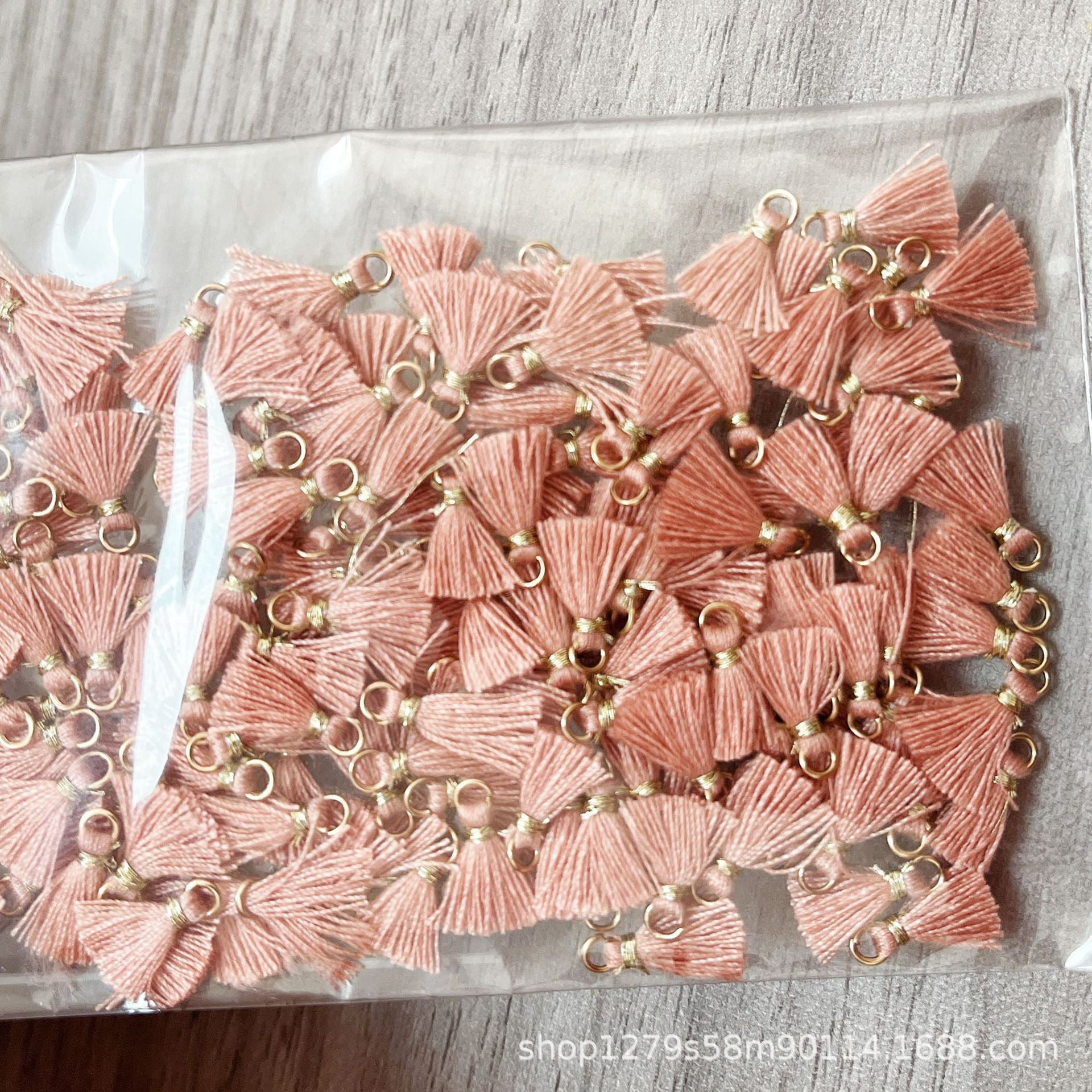 Wholesale 100PCS Mini Cotton Tassel  Earrings Hair Accessories Bracelet