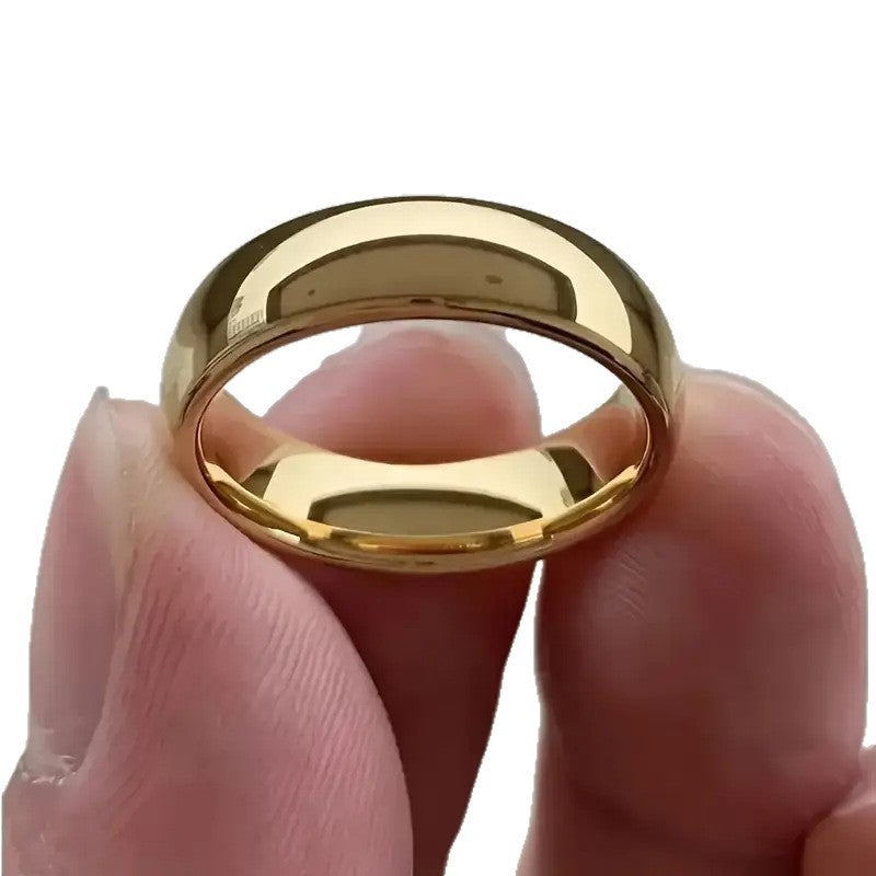 Wholesale polish rounded plain Stainless Steel Rings