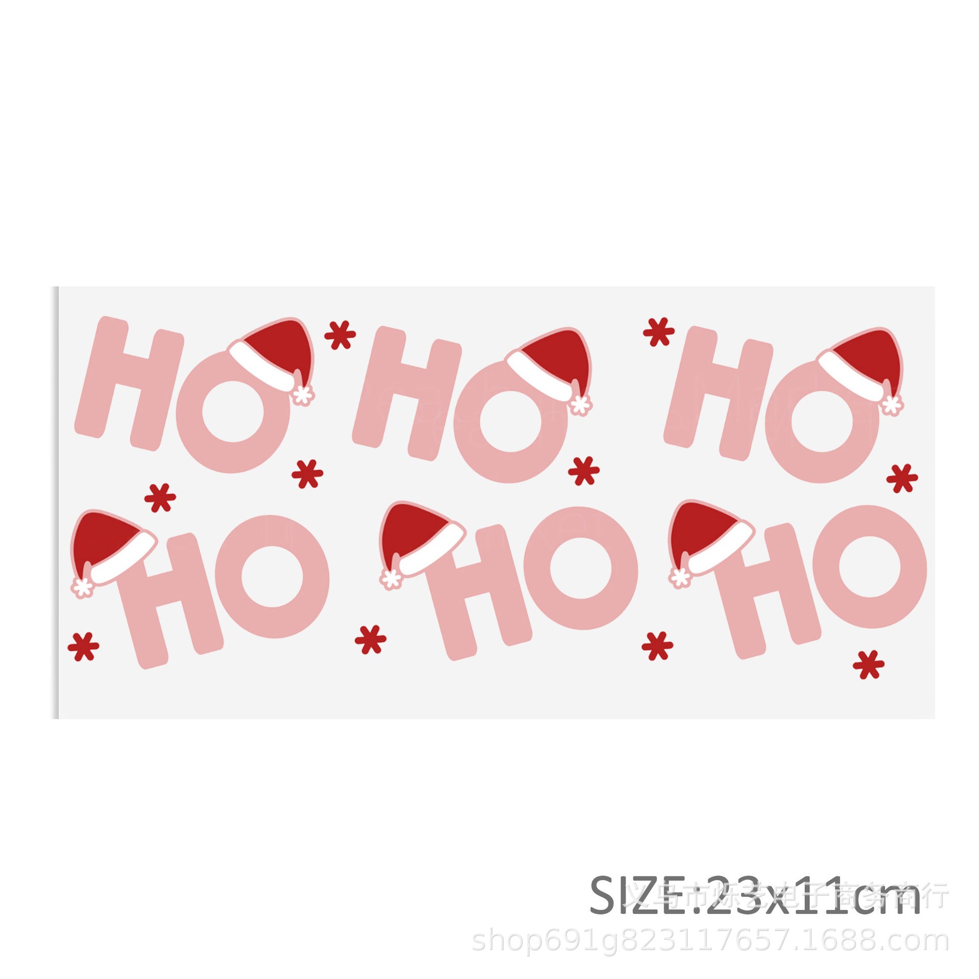 Wholesale Christmas series of ice cream cartoons   16oz Cup UV DTF Wraps