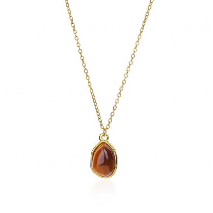 Wholesale irregular geometric pendant necklace stainless steel gold pendant