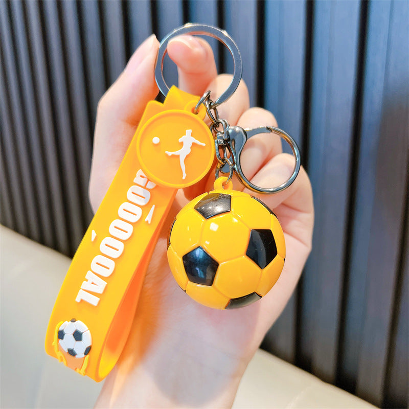 Wholesale Simulation Football Soccer Car Schoolbag Keychain