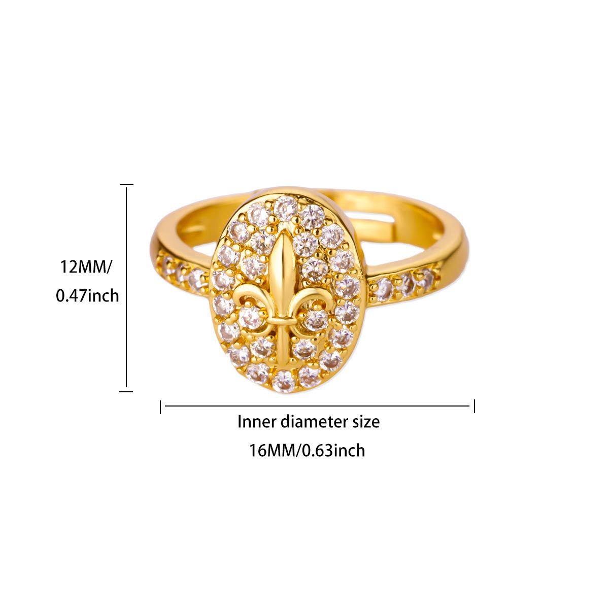 Wholesale Copper inlaid zircon full diamond open ring