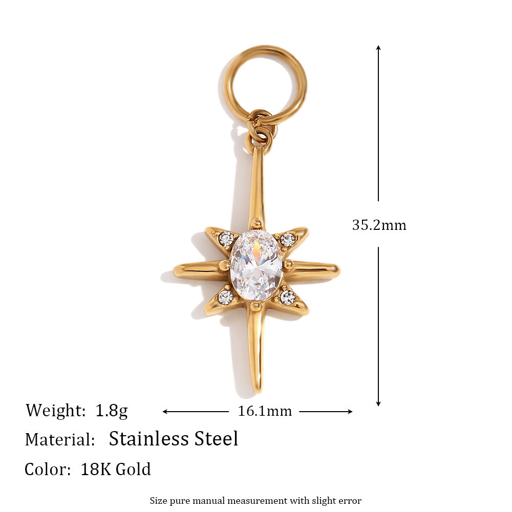 Wholesale 18K gold-plated bow wave pearl pendant