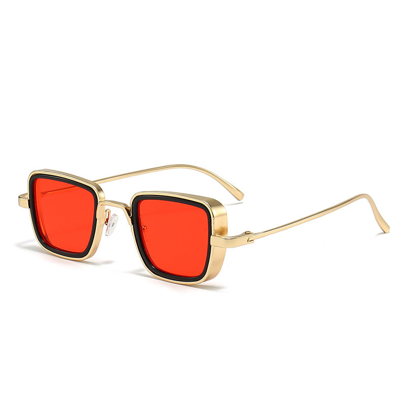 Wholesale Retro Thick Edged Metal Box PC Sunglasses