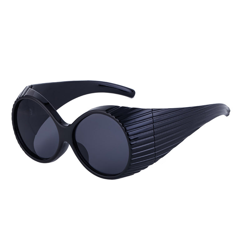 Wholesale PC Oval Large Frame Women's Sunglasses