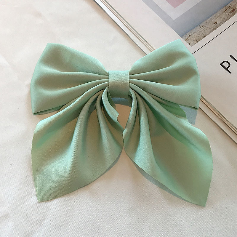 Wholesale Wholesale solid color temperament college style bow hairpin