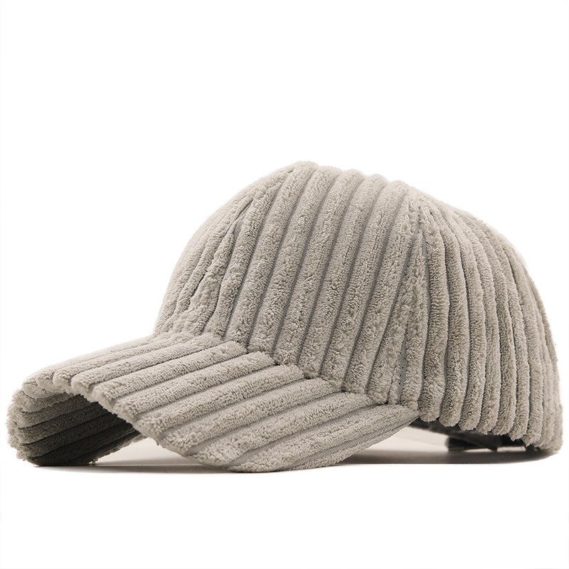 Wholesale Winter Warm Corduroy Fashion Casual Couple Versatile Duckbill Cap