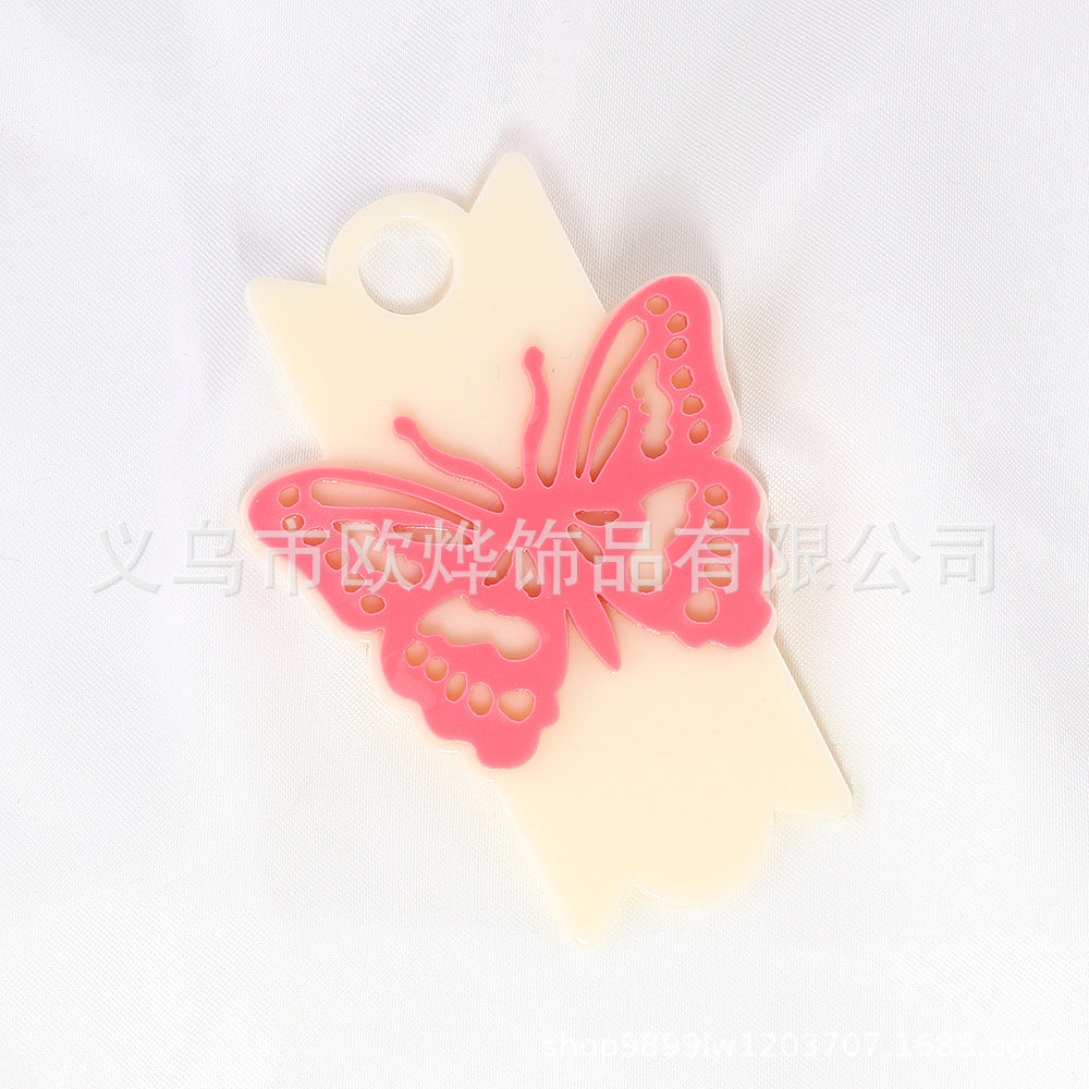 Wholesale 10pcs Blank DIY Acrylic Nameplate FlatBack