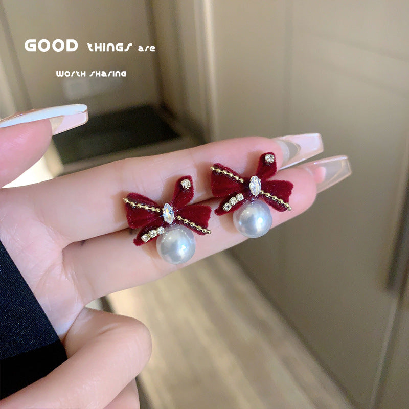 Wholesale Christmas Red Earrings