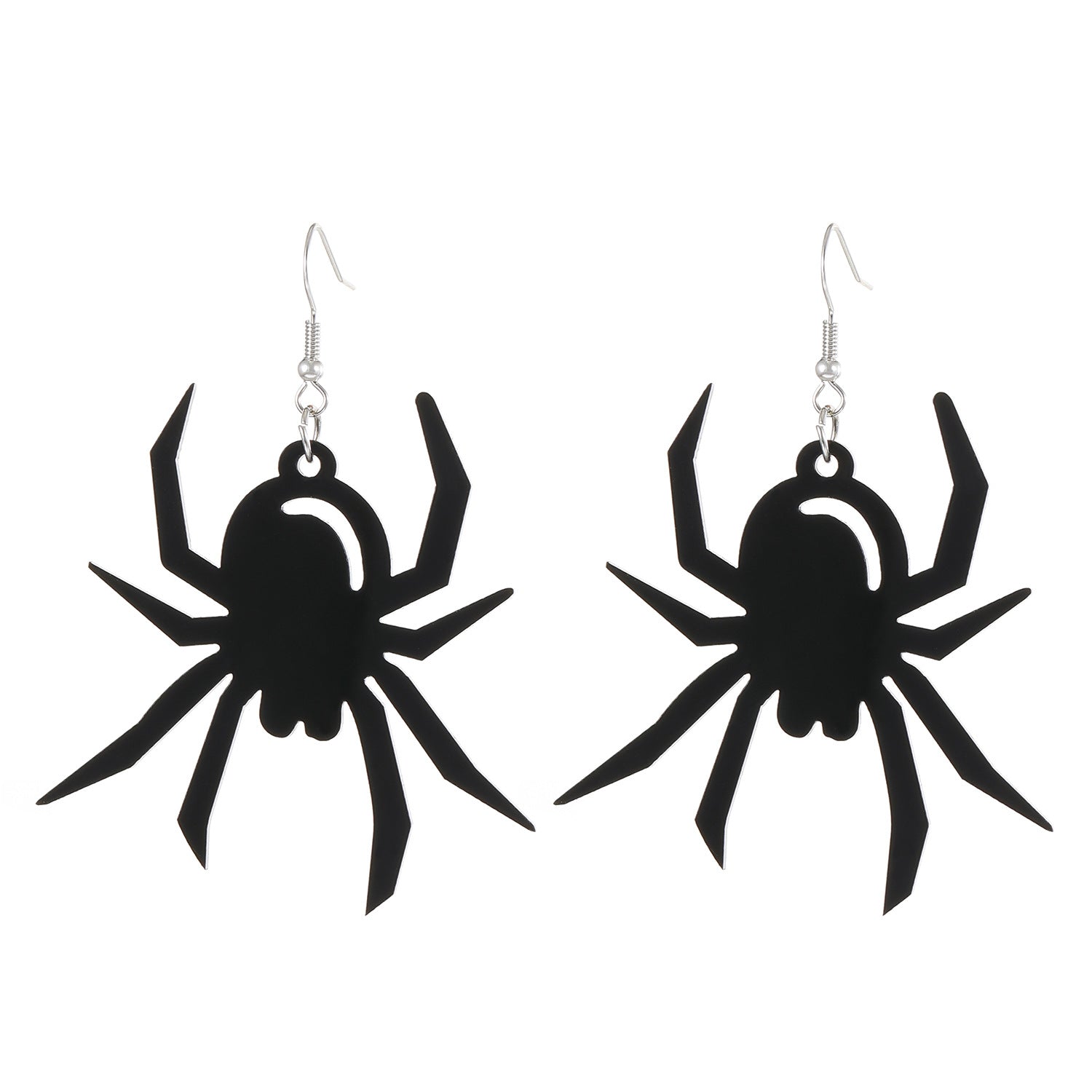Wholesale Acrylic Gothic Dark Pumpkin Bat Skull Earrings