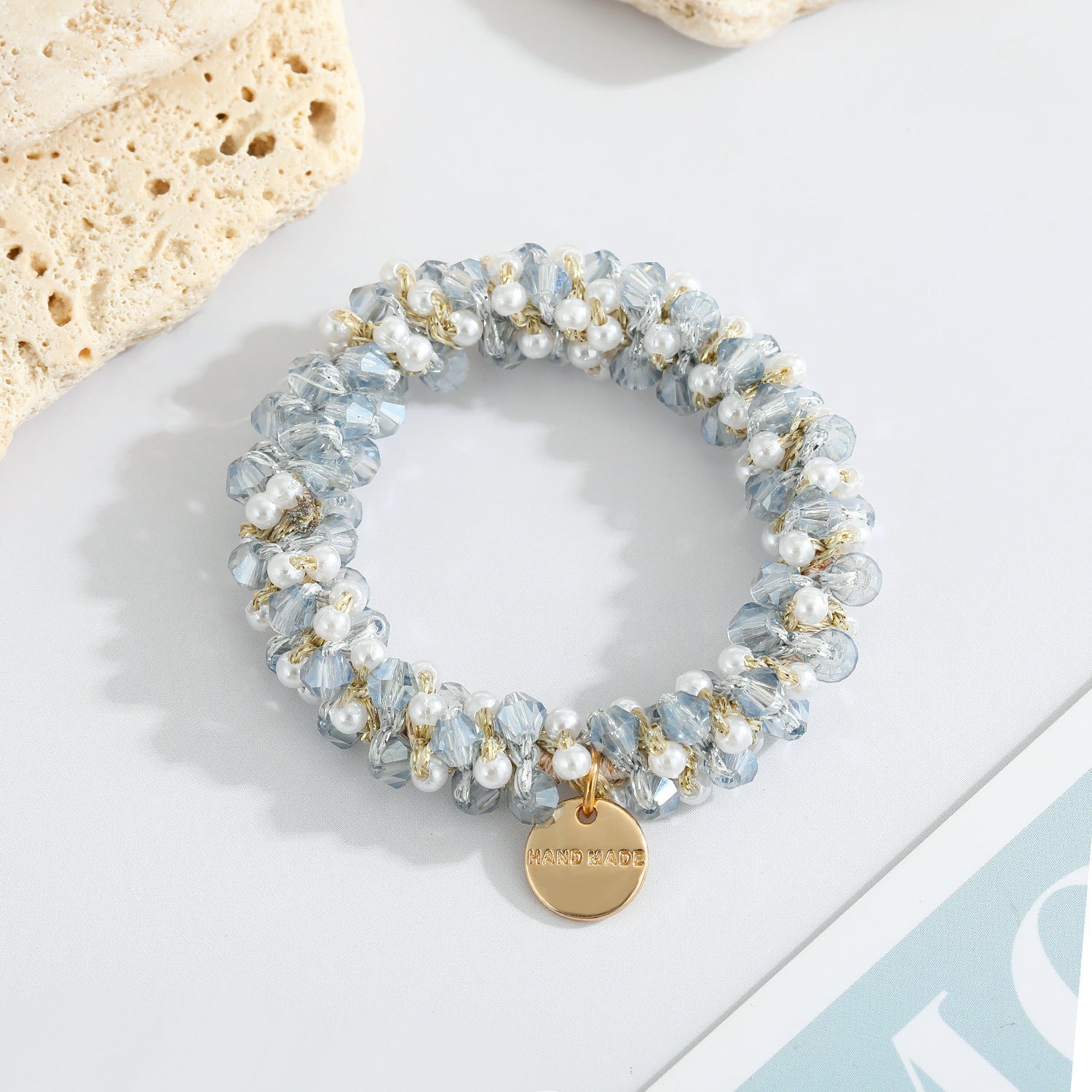 Wholesale Plastic/resin Crystal Hair Scrunchies