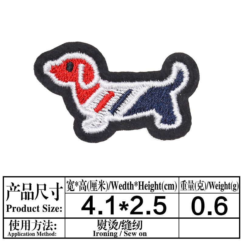 Wholesale Trendy Embroidered Letter Patch Twill Applique For Clothing Bags Hats Decorative DIY Accessory