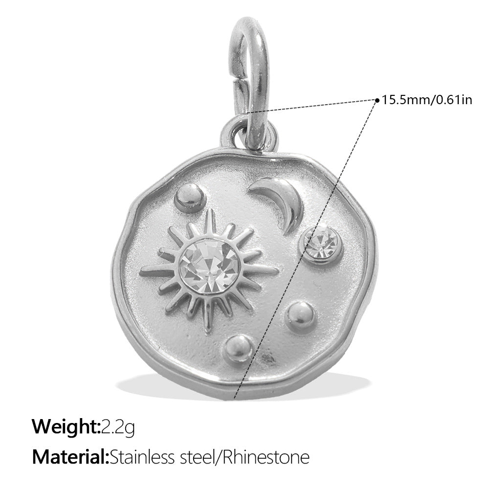 Wholesale Vintage Symbol Multi Style Sun Moon Eye Necklace Pendant Accessories