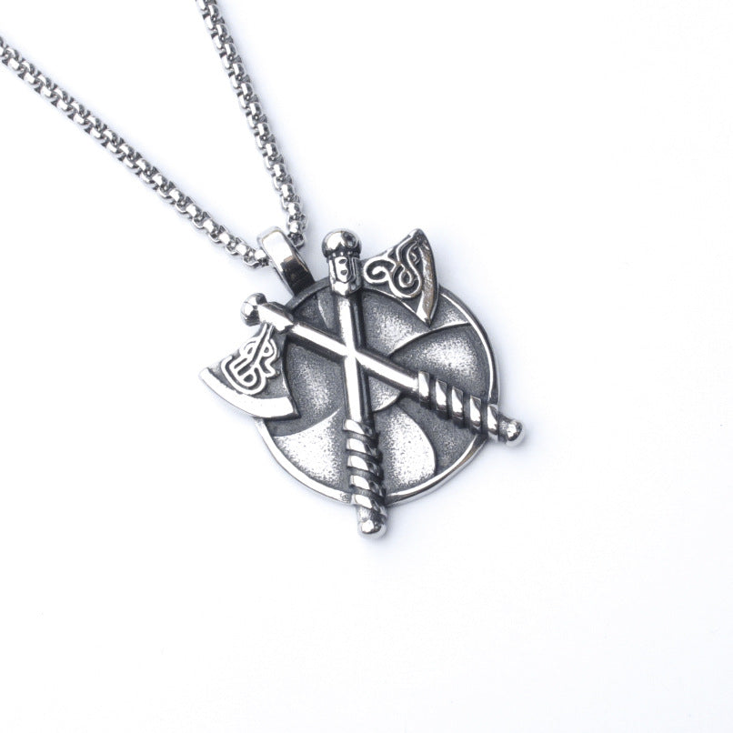 Wholesale Punk Retro Skull Coffin Pendant Necklace Stainless Steel Gothic Fashion Accessory For Gift And Layering