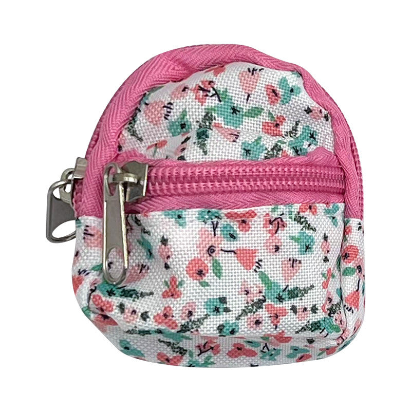 Wholesale Change bag 8cm small schoolbag Doll Accessories