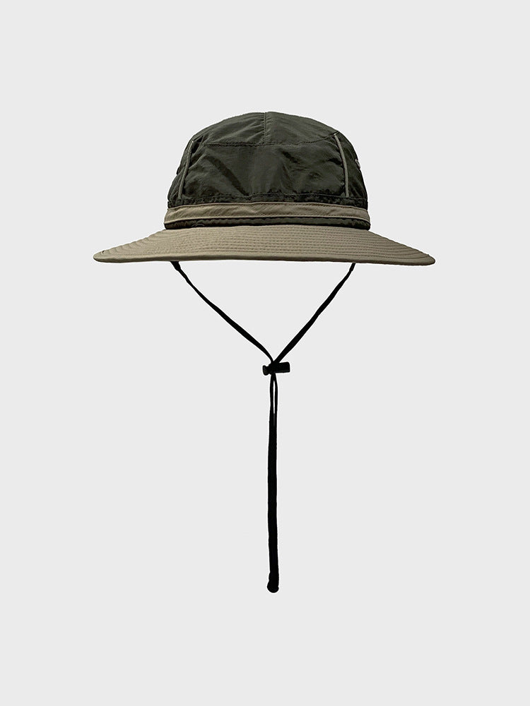 Wholesale Summer Quick Dry Breathable Drawstring Cotton Fisherman Hat