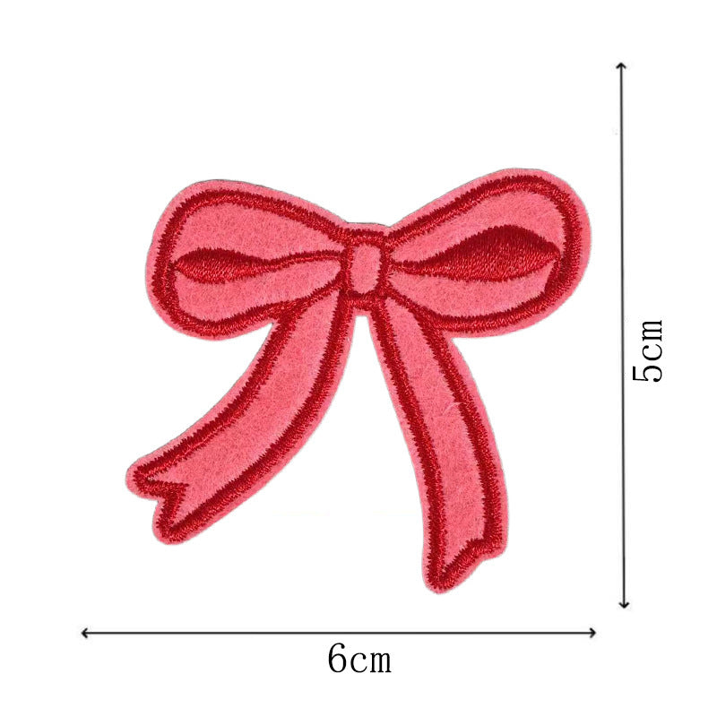 Wholesale 9 Piece Butterfly Bow Embroidered Patches Trendy DIY Fashion Accessory For Clothing Bags Hats Towels Gift Boutique Resale